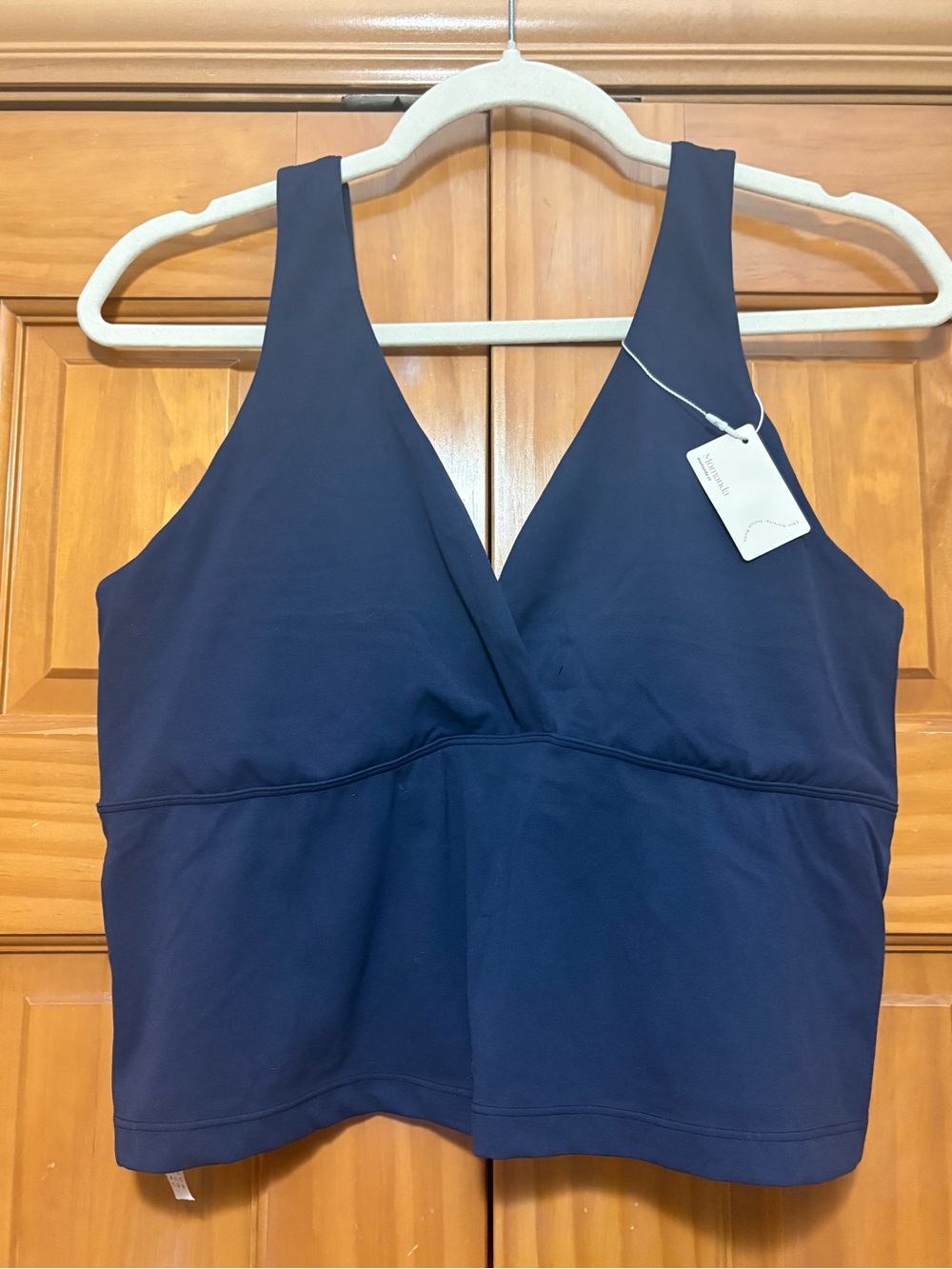 Momanda Blue Nursing Tank Bra Size XXL NWT